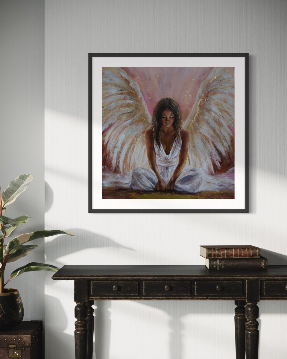 She Is the Angel (Fine Art Print) - Shazzy Campbell Art