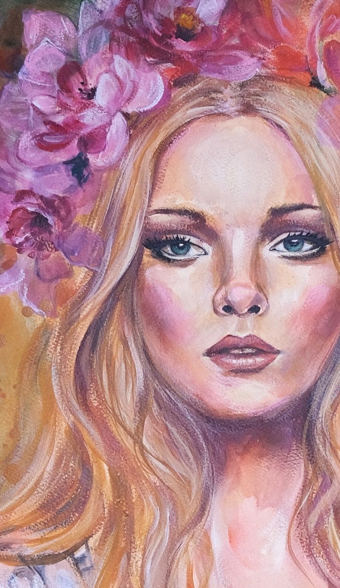 She Knows Her Worth (Canvas Print) - Shazzy Campbell Art