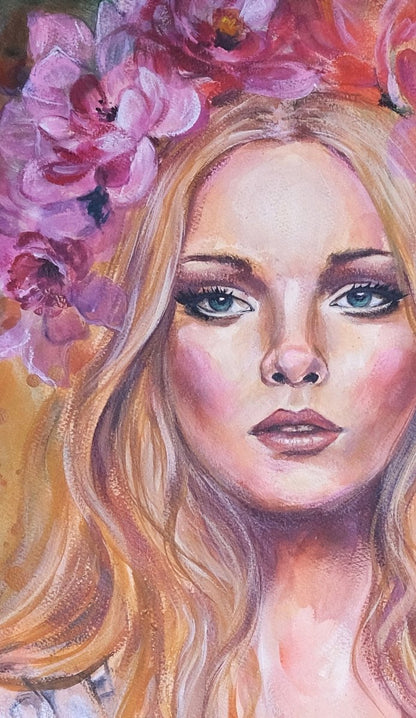 She Knows Her Worth (Canvas Print) - Shazzy Campbell Art