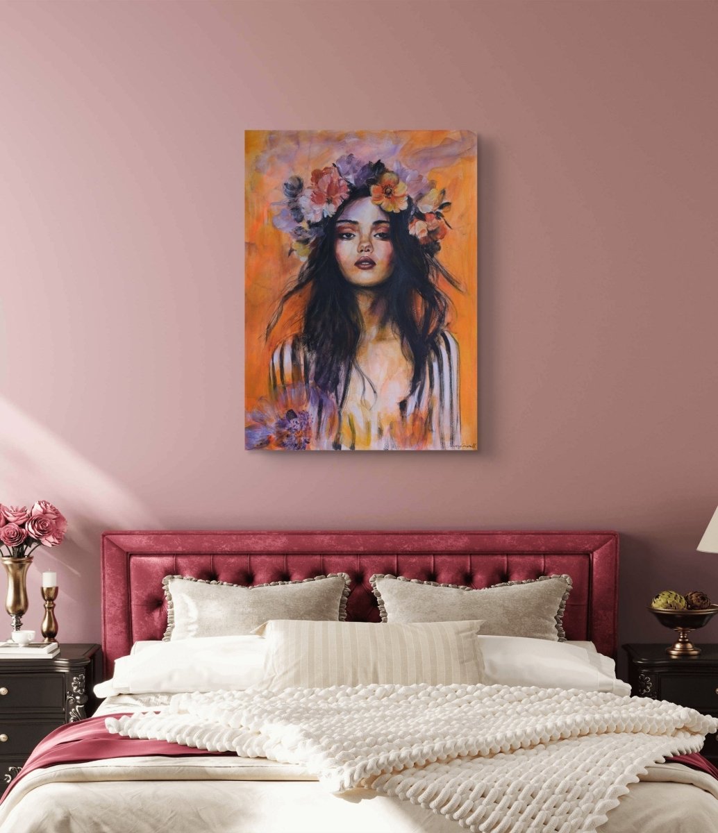 She Was Born to Rise (Canvas Print) - Shazzy Campbell Art