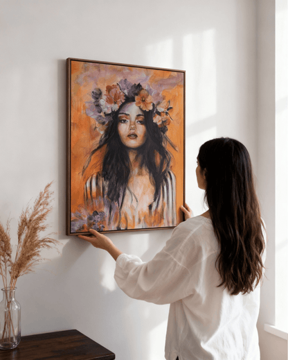 She Was Born to Rise (Canvas Print) - Shazzy Campbell Art