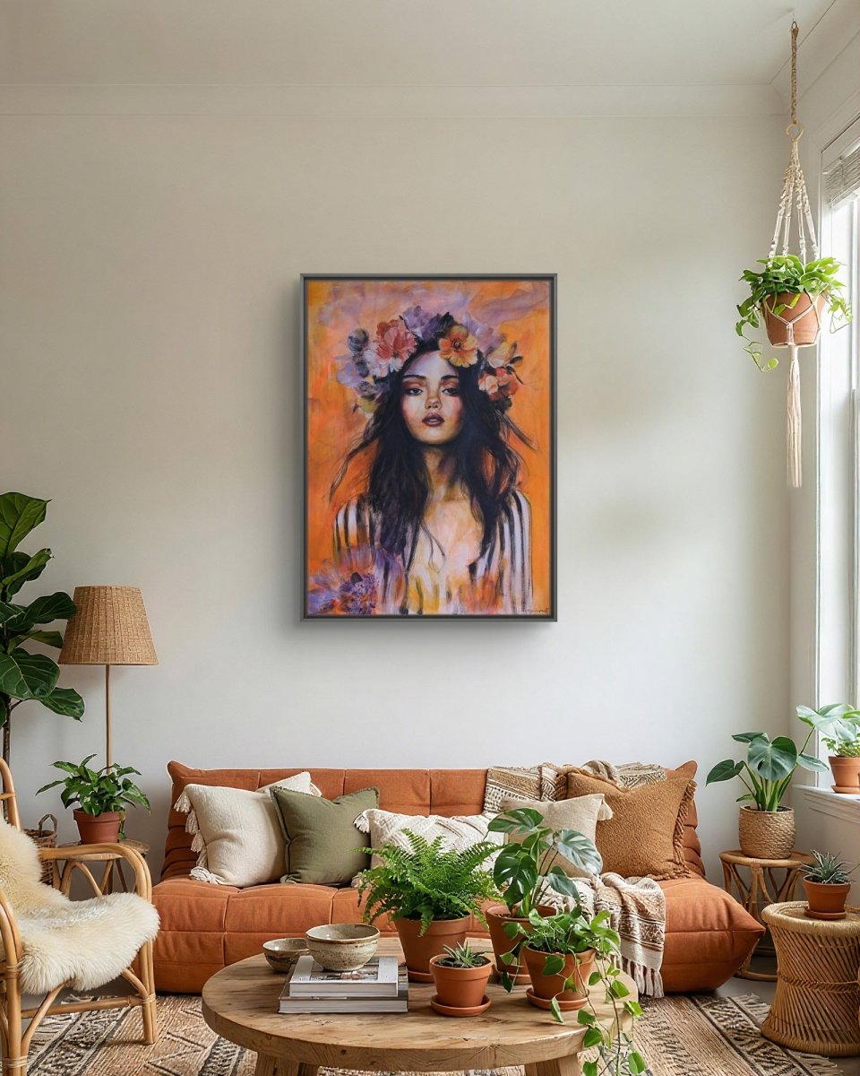 She Was Born to Rise (Canvas Print) - Shazzy Campbell Art