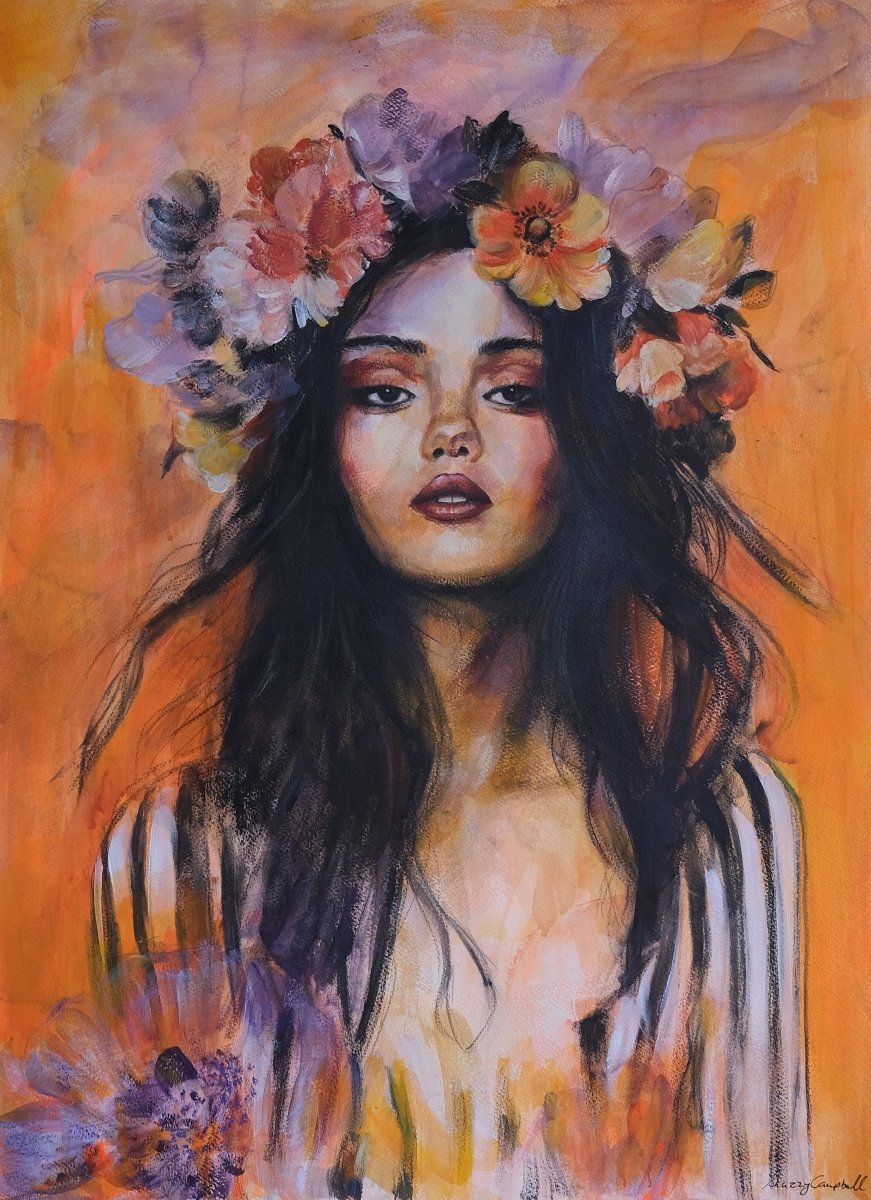 She Was Born to Rise (Canvas Print) - Shazzy Campbell Art