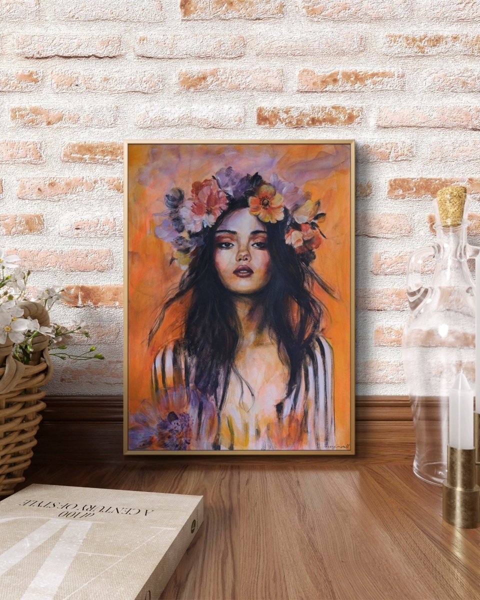 She Was Born to Rise (Canvas Print) - Shazzy Campbell Art
