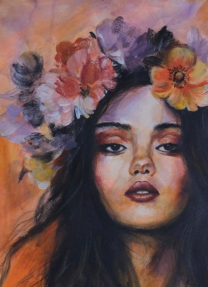 She Was Born to Rise (Fine Art Print) - Shazzy Campbell Art