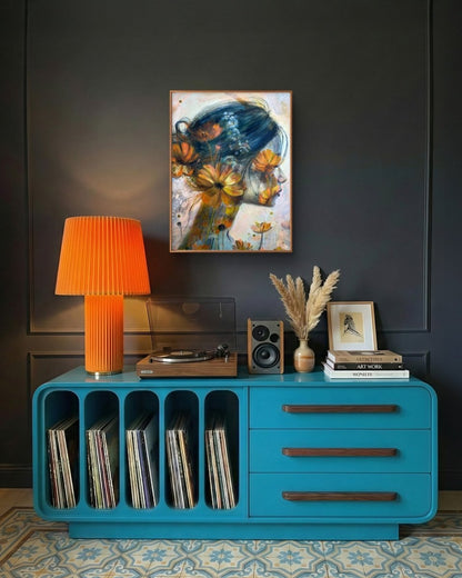 She Wore the Wildflowers (Canvas Print) - Shazzy Campbell Art