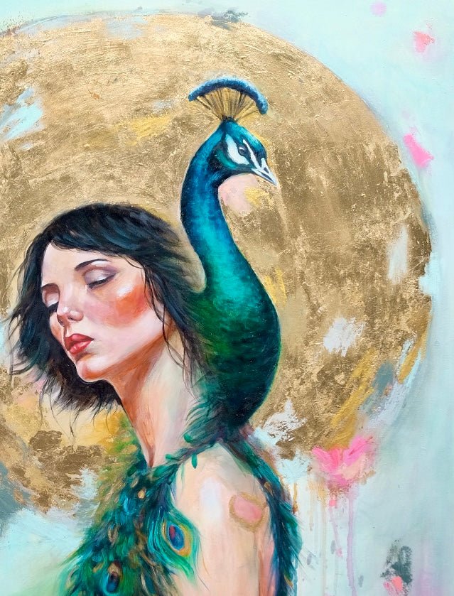 The Feathers Were Always Hers - Shazzy Campbell Art