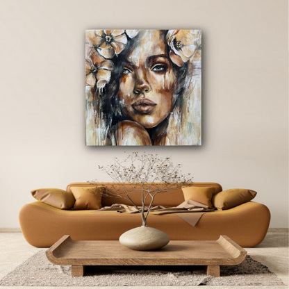 The Fox and the Flowers (Canvas Print) - Shazzy Campbell Art