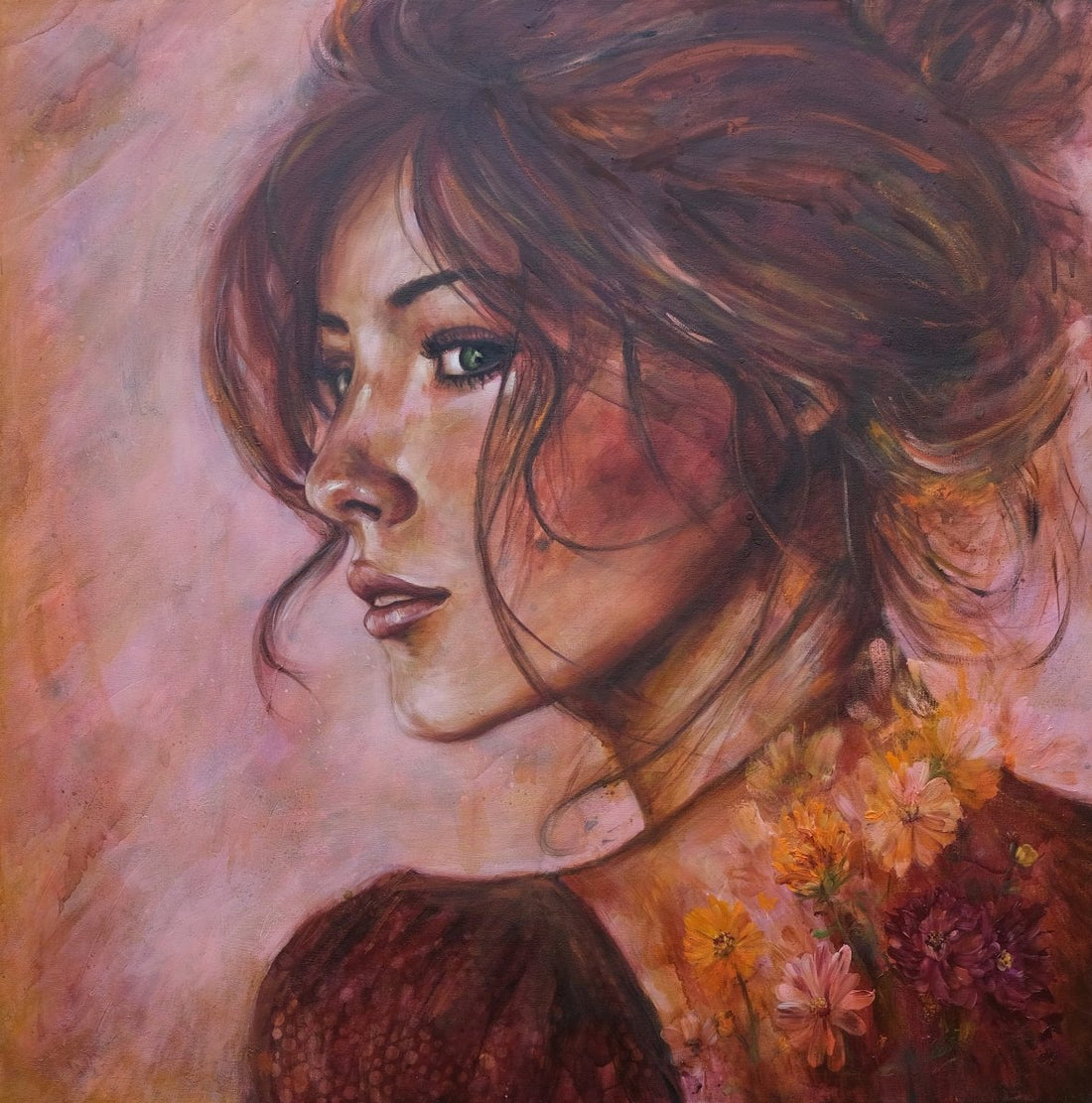 The Girl with the Green Eyes - Shazzy Campbell Art
