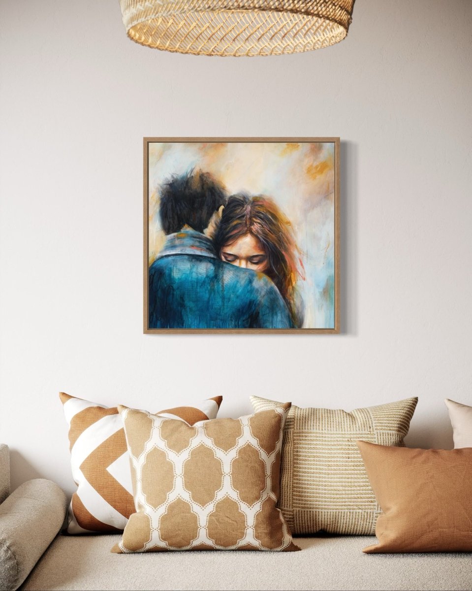 The Hug (Canvas Print) - Shazzy Campbell Art