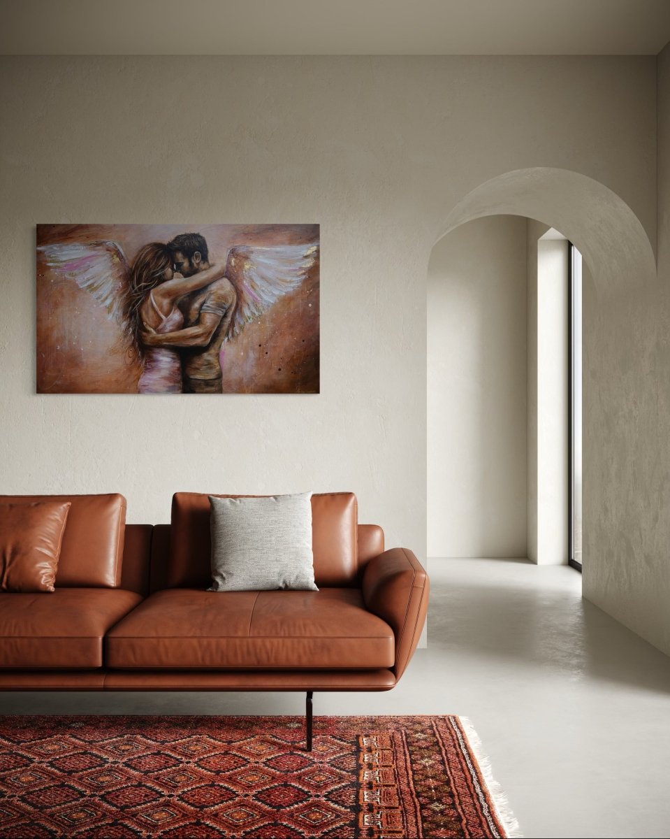 Who is the Angel (Canvas Print) - Shazzy Campbell Art