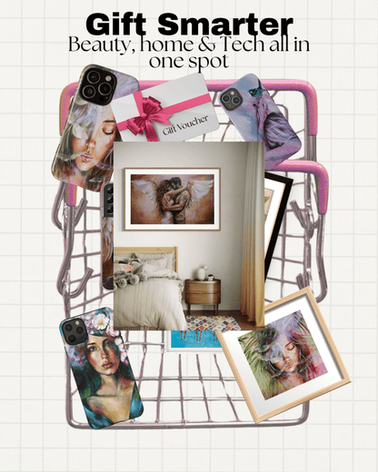 Who Is the Angel (Fine Art Print) - Shazzy Campbell Art